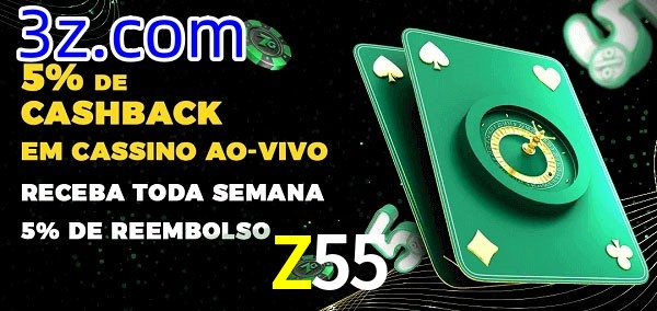 Promoções do cassino ao Vivo Z55